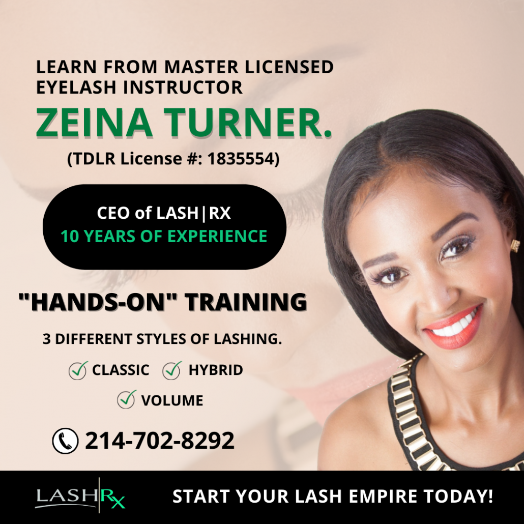 Lash RX licensed Instructor 