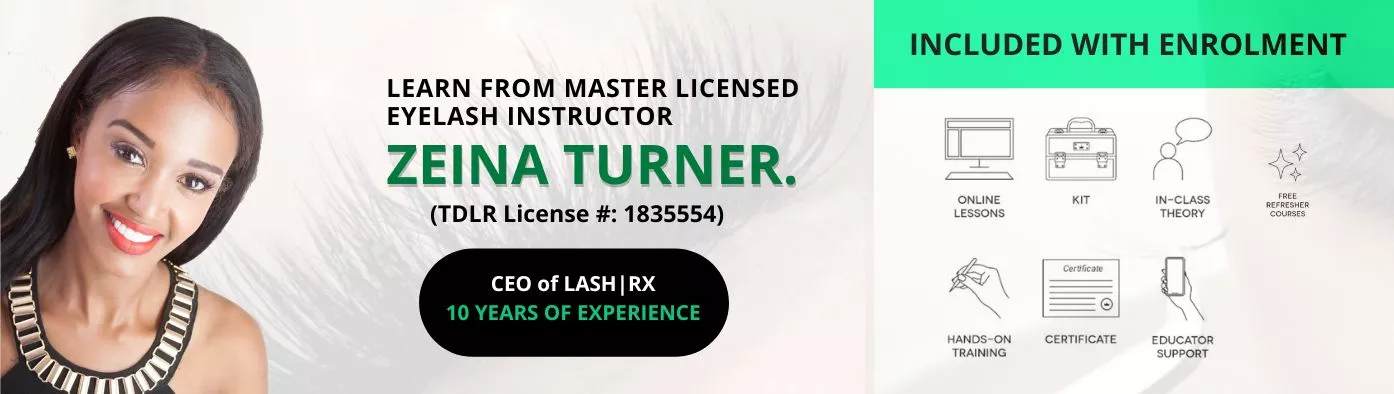 Lash rx Training School Dallas